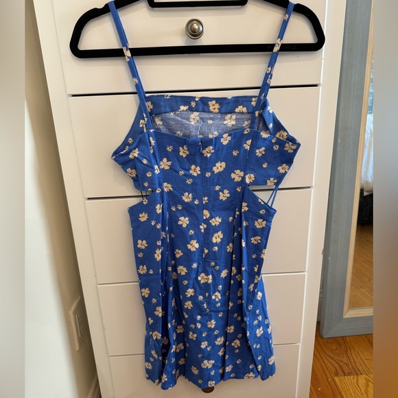 Blue Zara dress with cutouts - Picture 2 of 3